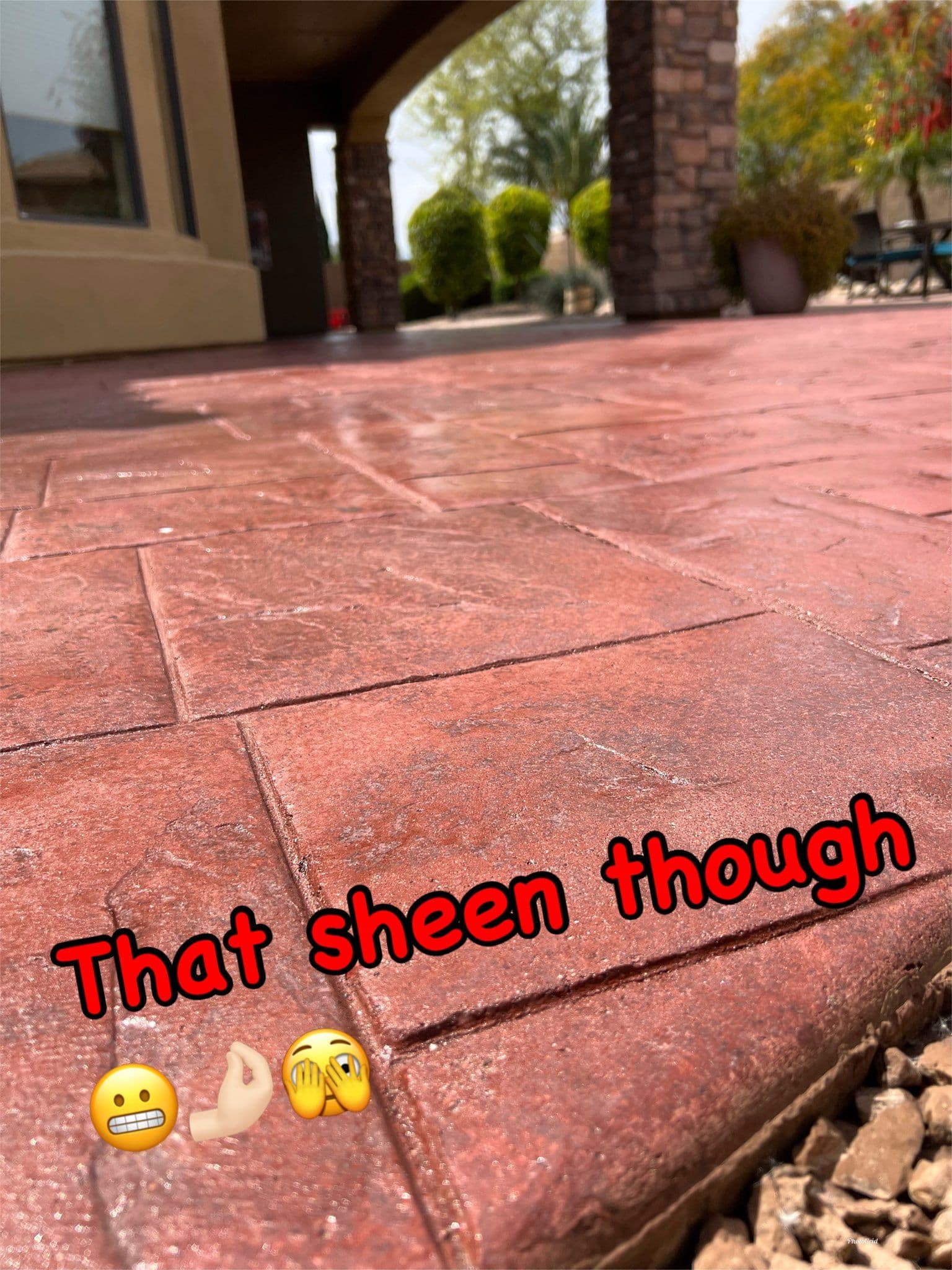 Stamped Concrete Shine in Chandler AZ image