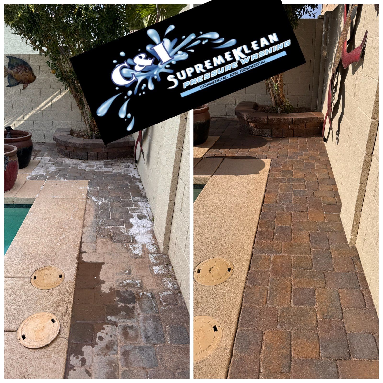 Efflorescence Removal and Power Washing Success