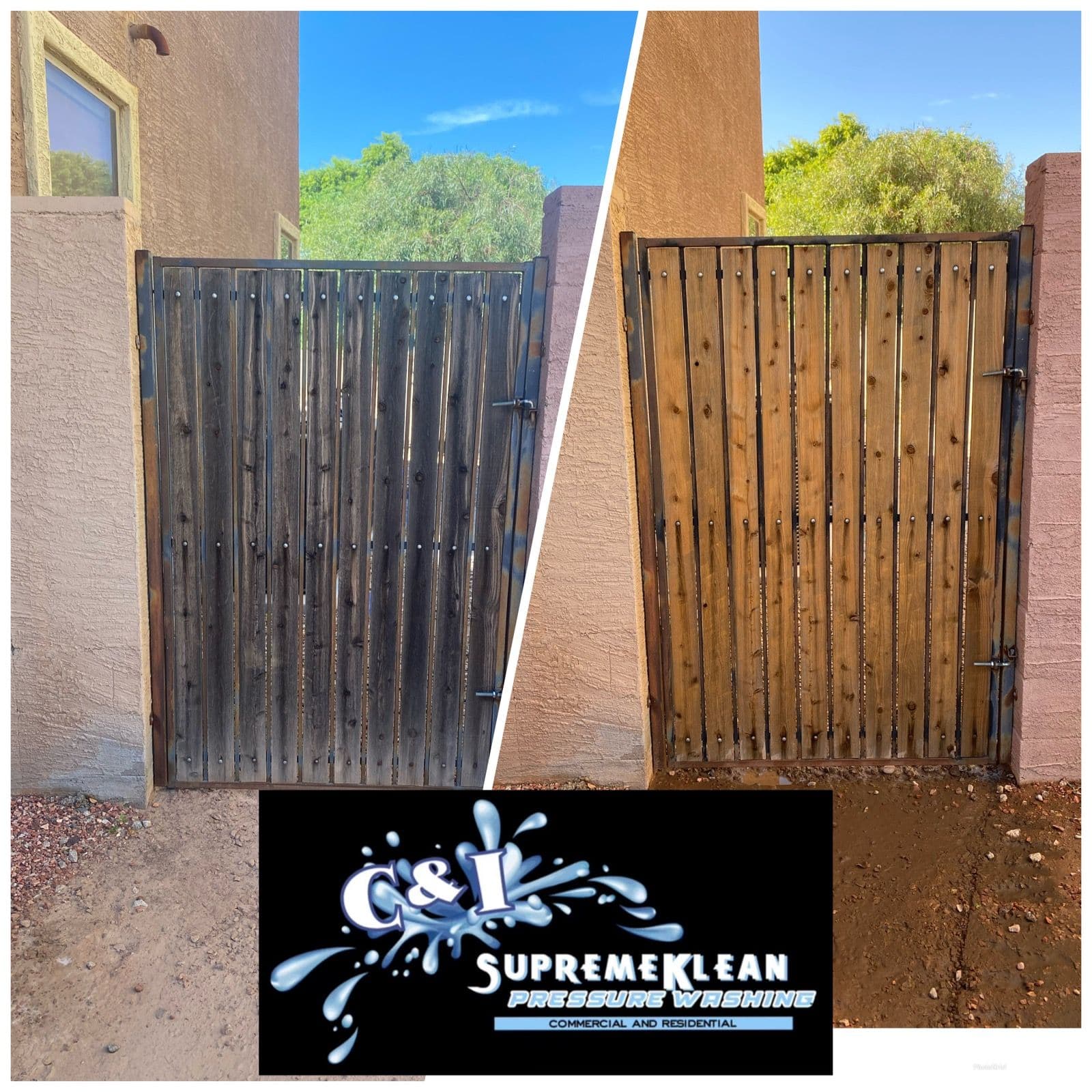 Gate Transformation through Pressure Washing image