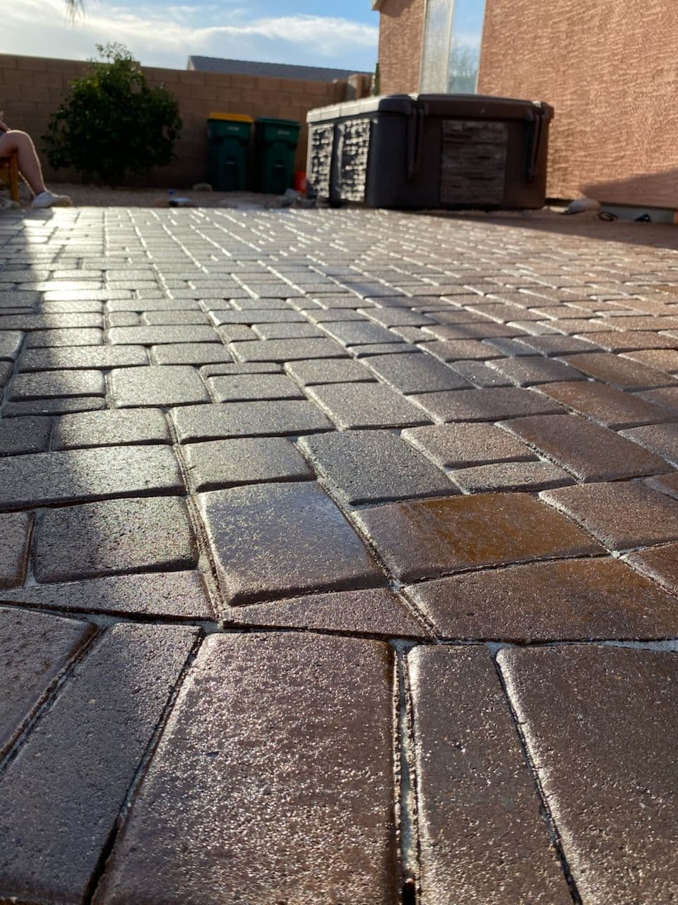 Project High Gloss Patio Stone Sealing image
