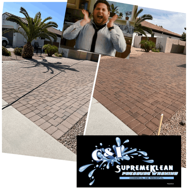 Transform Your Driveway with SupremeKlean Gilbert image